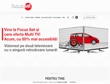 Tablet Screenshot of focussat.ro